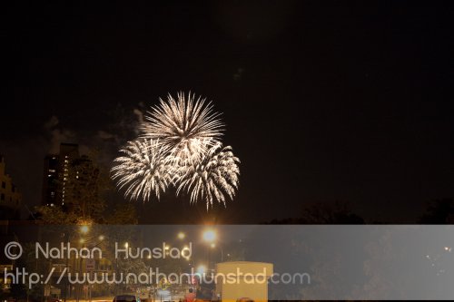 Minneapolis fireworks on 4 July 2010